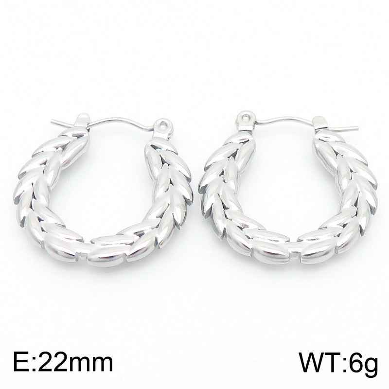 Braided Hoop Earrings