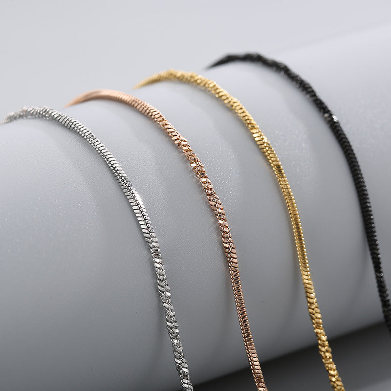 Stainless Steel Snake Chain Necklace