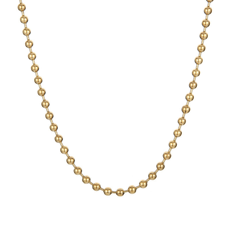 Polished Bead Chain Necklace