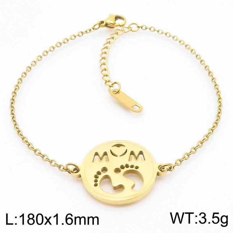 Symbol Disc Necklace, Bracelet & Earrings Set