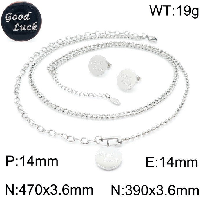 Good Luck Coin Jewelry Set