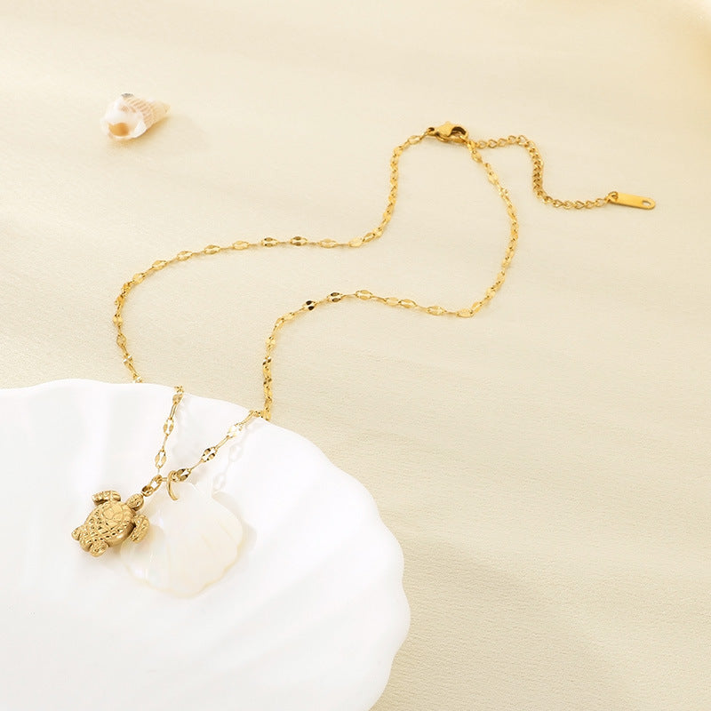 Shell Pendant Necklace with Ocean-Inspired Charm