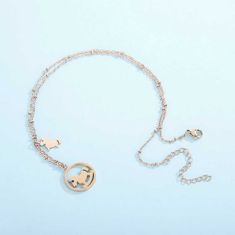 Rocking Horse Charm Necklace