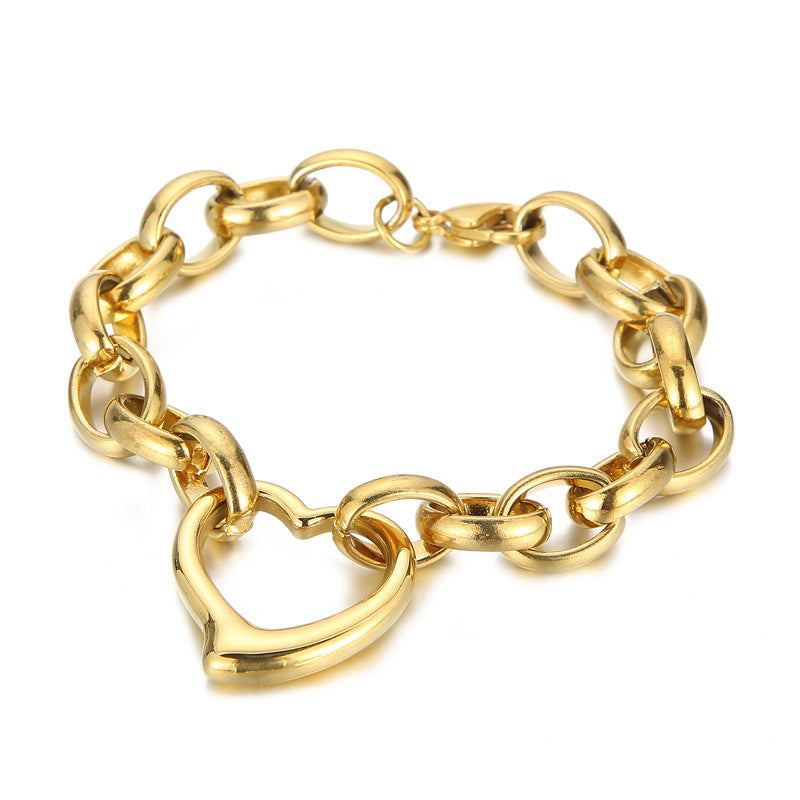 Heart-Link Chain Necklace / Bracelet