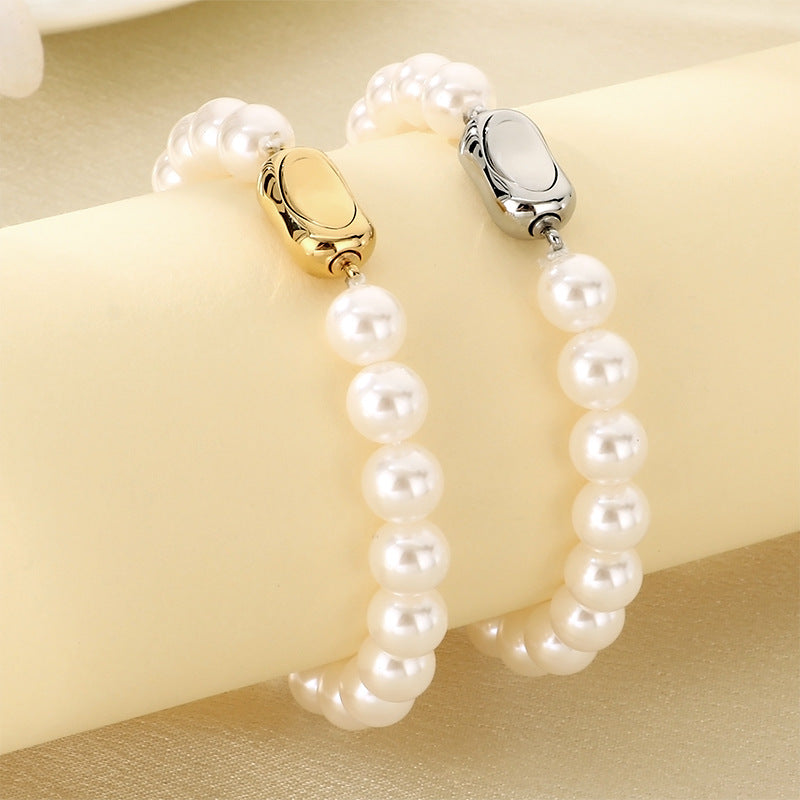 Classic Pearl Bead Necklace