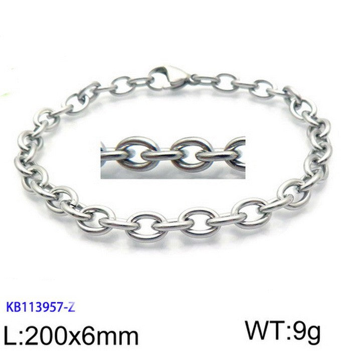 Cross-border foreign trade fashion jewelry, stainless steel chain bracelet ins niche design personalized bracelet women's jewelry