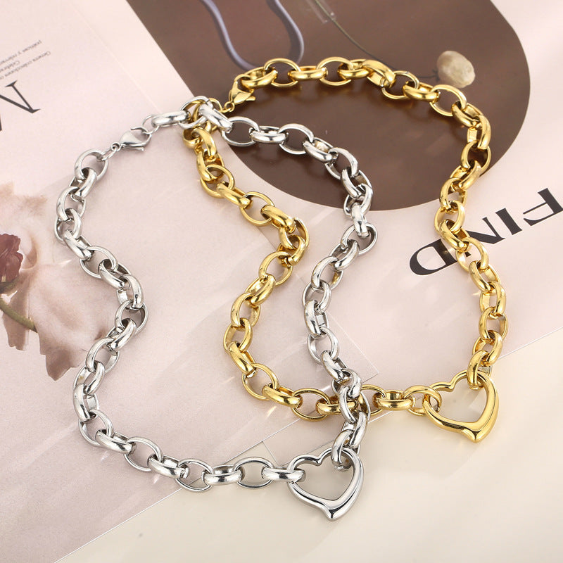 Heart-Link Chain Necklace / Bracelet