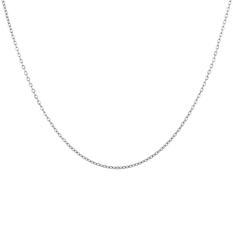 European and American cross-border popular simple retro stainless steel hammer cross chain side chain, pendant with chain wholesale