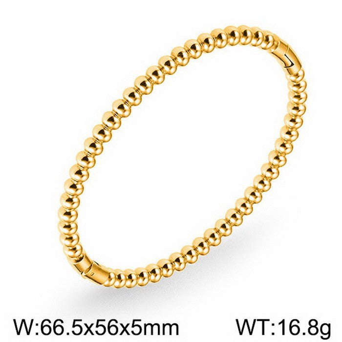 Bamboo Texture Cuff Bangles