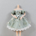 Princess Doll Dress for 12 Inch Dolls, Vintage Embroidered Doll Outfit, Cute Doll Clothes for 30cm Dolls, Doll Clothing