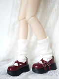 BJD Doll Mary Jane Shoes for 1/4 1/6 BJD MDD Doll, Platform Lolita Doll Shoes, Cute Doll Accessories, Doll Outfit Shoes