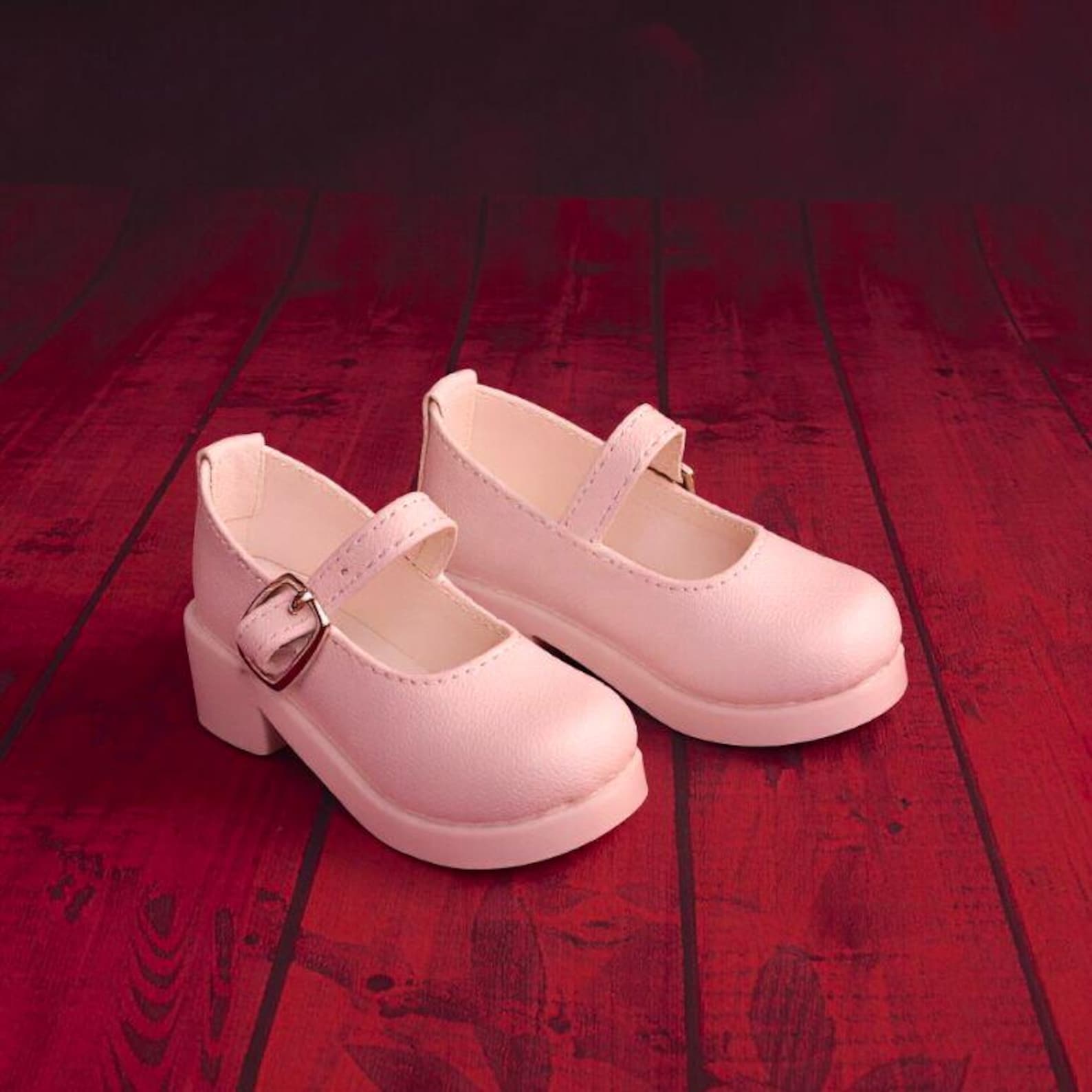 BJD Doll Mary Jane Shoes 1/6 1/4 1/3 – Classic Matte School Shoes, Kawaii Everyday Doll Shoes, YOSD MSD Sd Accessories