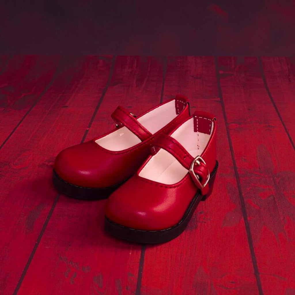 BJD Doll Mary Jane Shoes 1/6 1/4 1/3 – Classic Matte School Shoes, Kawaii Everyday Doll Shoes, YOSD MSD Sd Accessories
