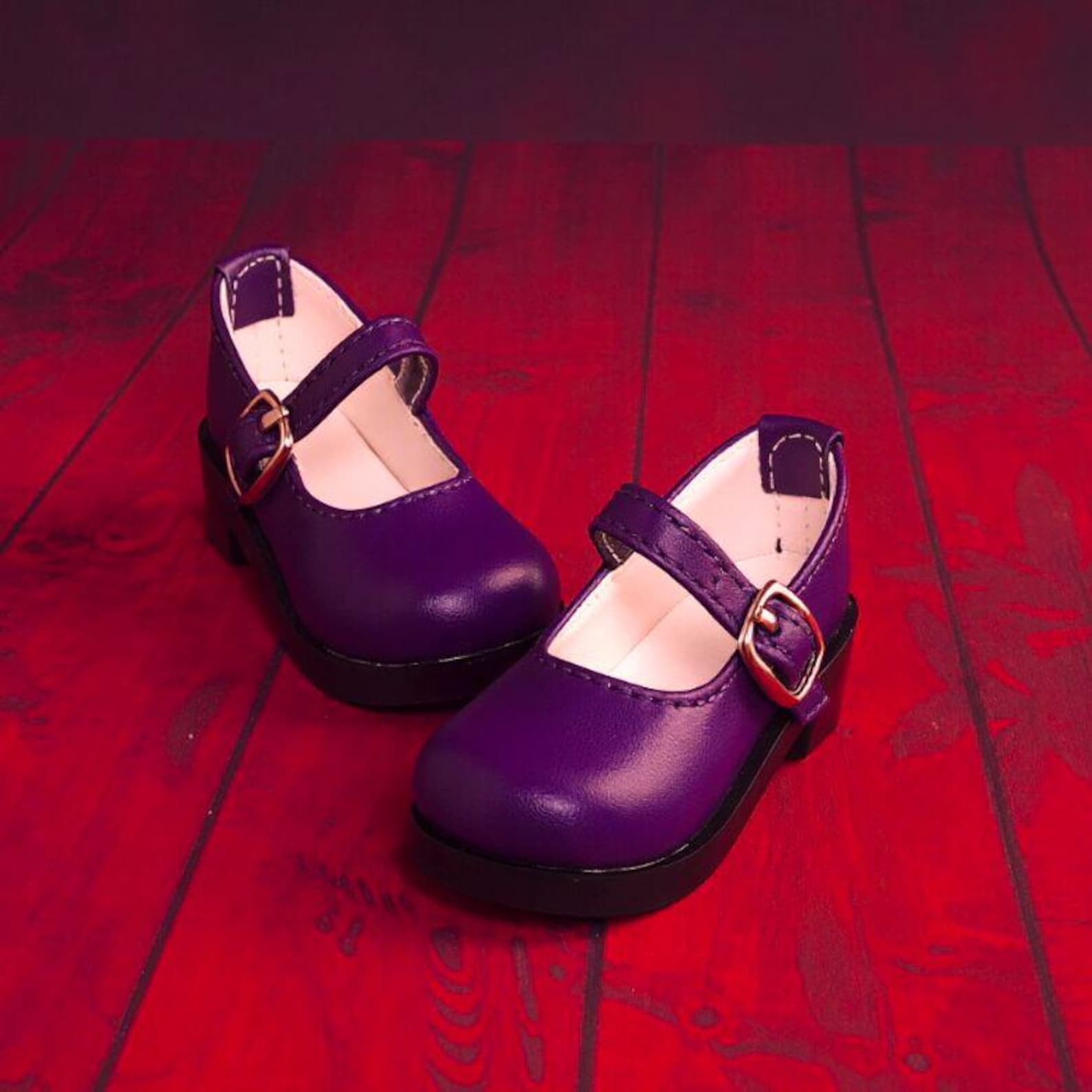 BJD Doll Mary Jane Shoes 1/6 1/4 1/3 – Classic Matte School Shoes, Kawaii Everyday Doll Shoes, YOSD MSD Sd Accessories